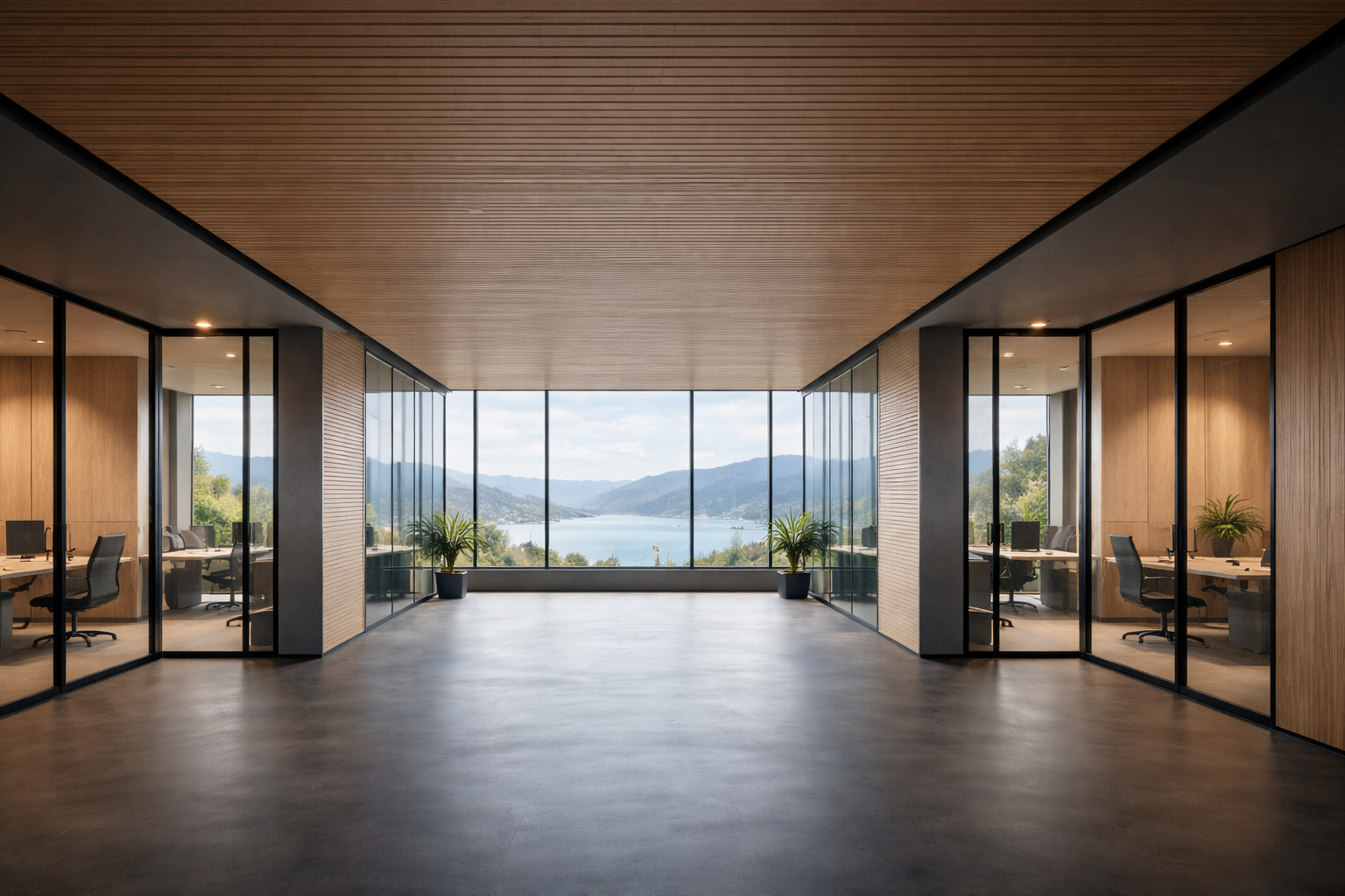 Modern office interior representing AI strategy and customer experience transformation